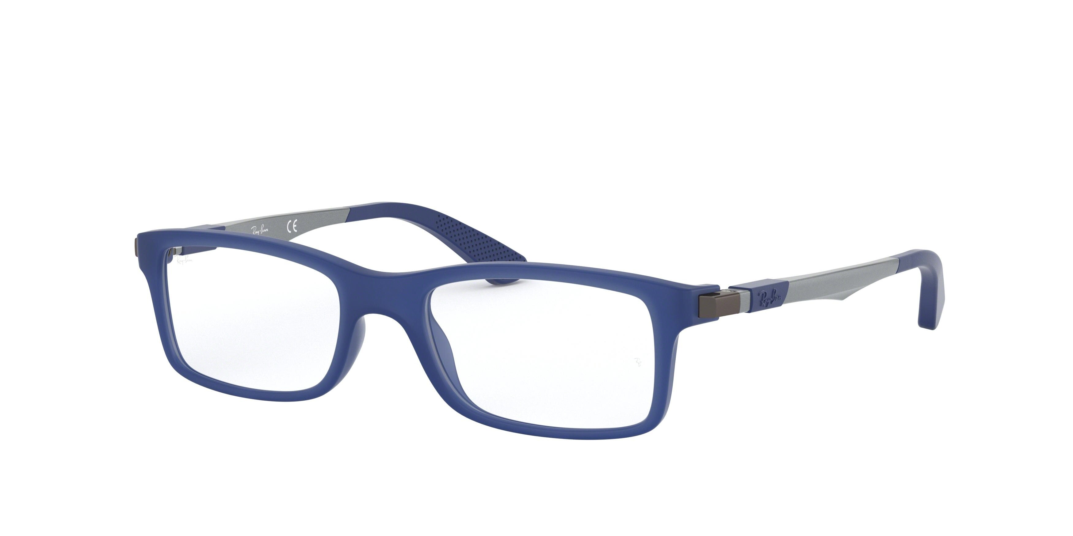 Ray - Ban Enfant RY1588 3655 Montures Optiques Plastique Bleu Carré-image